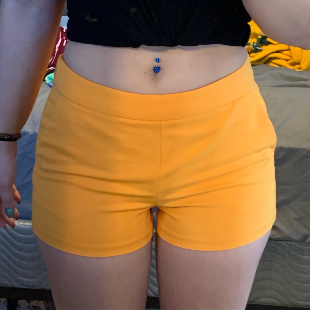Orange Express shorts